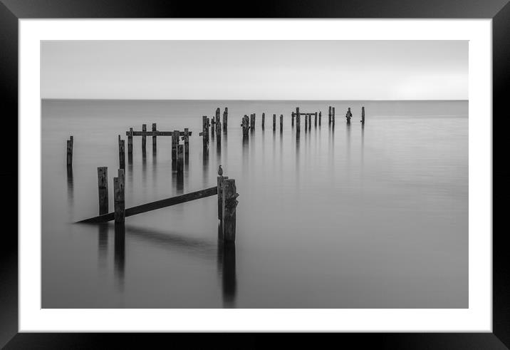 Peaceful Serenity of Swanage Pier Framed Mounted Print by Daniel Rose