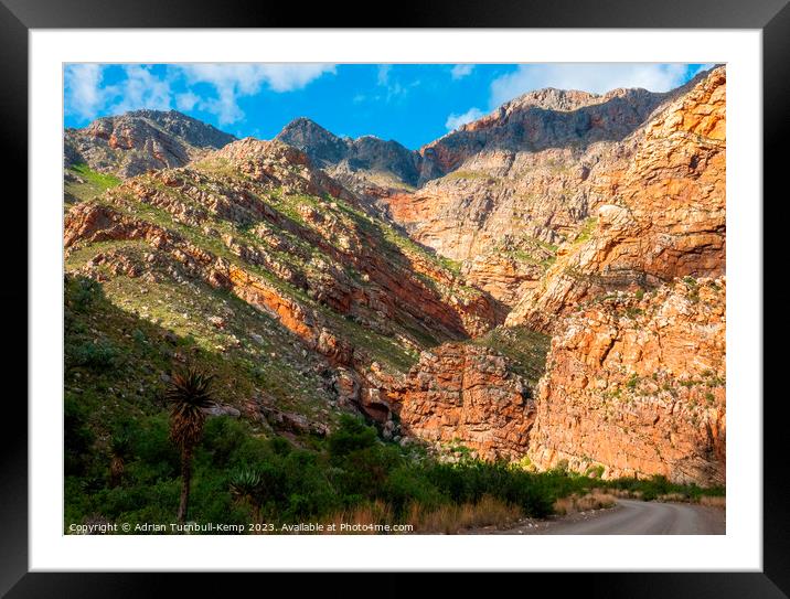Imposing mountains Framed Mounted Print by Adrian Turnbull-Kemp