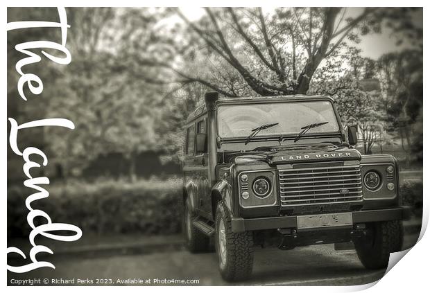 Ultimate 4 x 4 - The Land Rover Print by Richard Perks