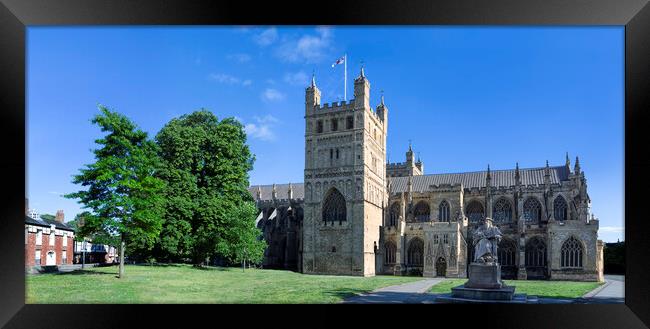 Exeter Cathedral, Devon Framed Print by Maggie McCall