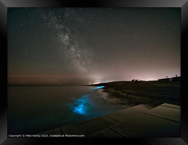 St. Mary's Bay Magic Framed Print by Mike Hardy