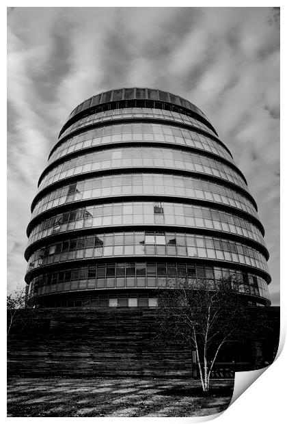 City Hall - London Print by Glen Allen