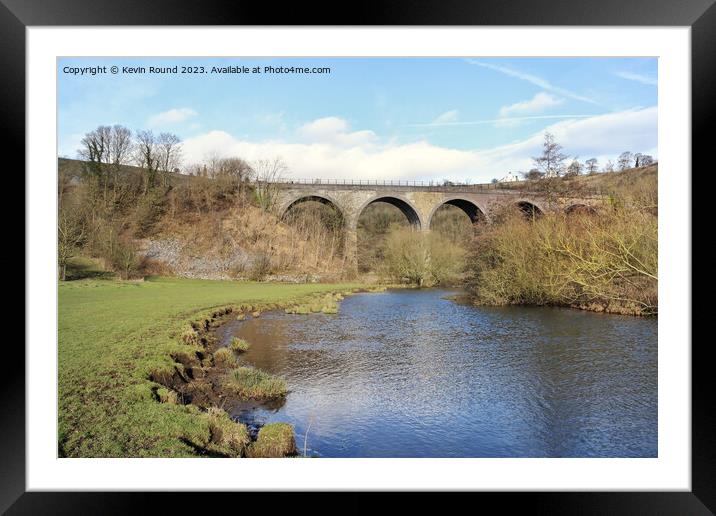 River Wye at Monsal Head Framed Mounted Print by Kevin Round