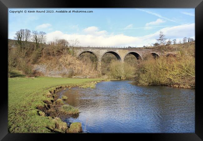 River Wye at Monsal Head Framed Print by Kevin Round