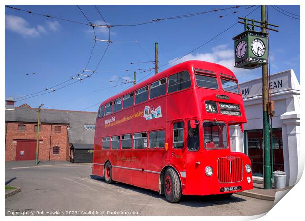 Trans bus Print by Rob Hawkins