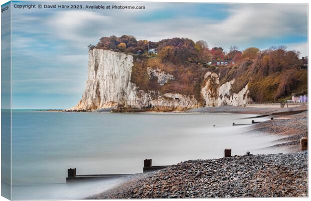 St Margaret's Bay Canvas Print by David Hare
