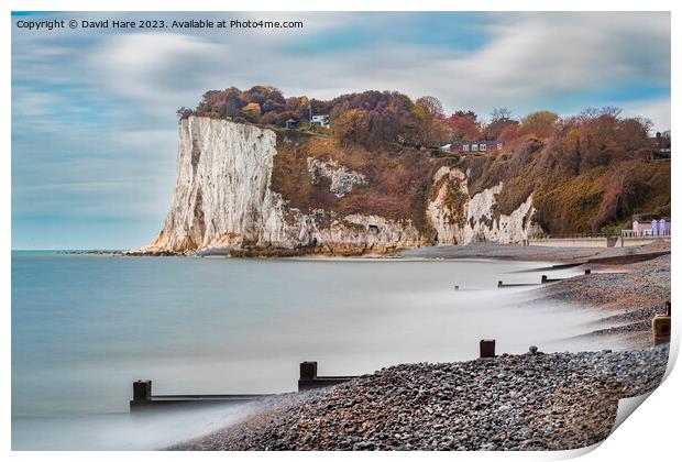 St Margaret's Bay Print by David Hare