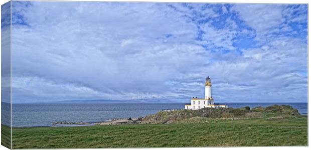 Turnberry lighthouse and Isle of Arran Canvas Print by Allan Durward Photography
