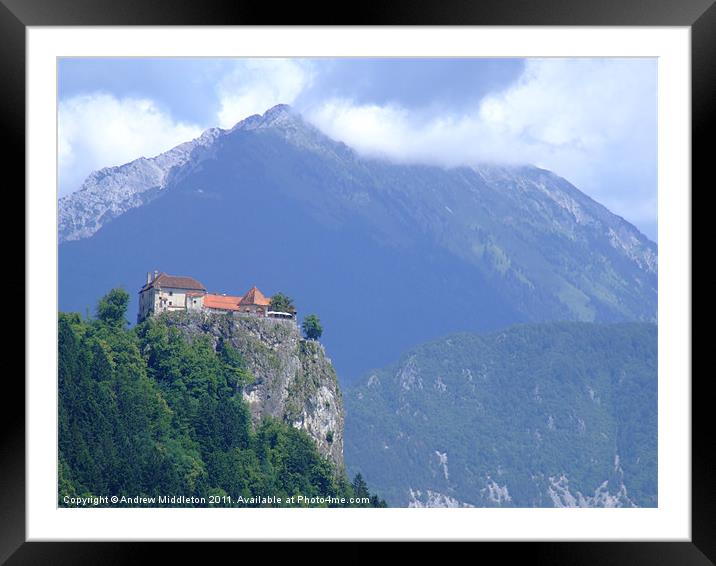 Lake Bled (Slovenija) Framed Mounted Print by Andrew Middleton