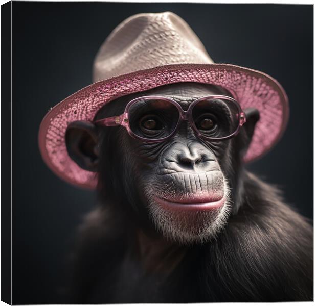 All Chimp Canvas Print by Picture Wizard