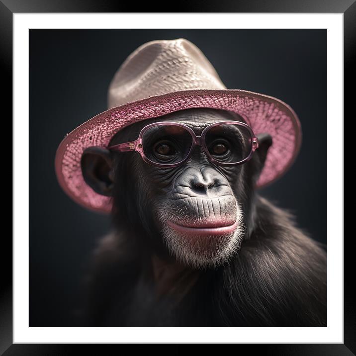 All Chimp Framed Mounted Print by Picture Wizard