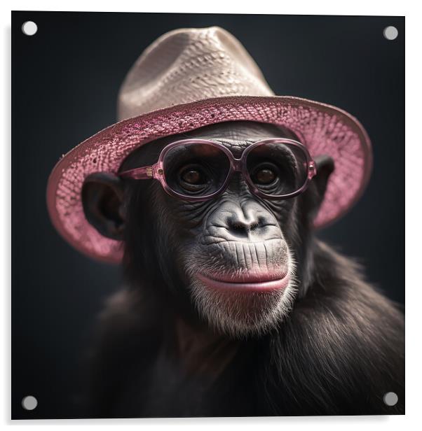 All Chimp Acrylic by Picture Wizard