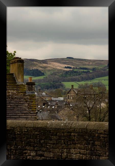 View from Skipton Castle 02 Framed Print by Glen Allen
