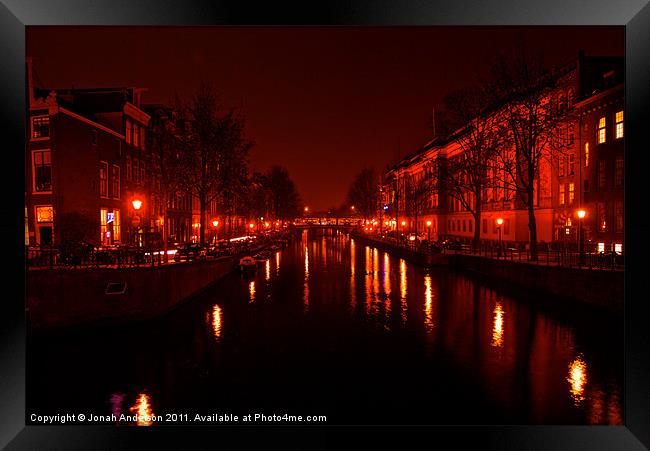 Canals of the Night Framed Print by Jonah Anderson Photography