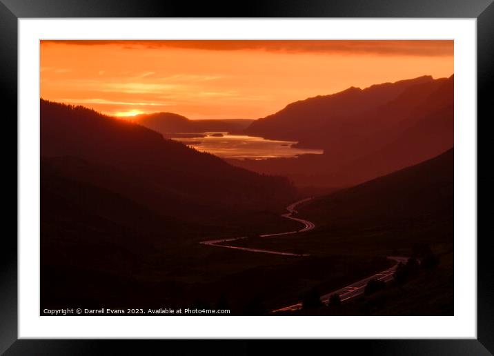 Beauty in Achnasheen Framed Mounted Print by Darrell Evans