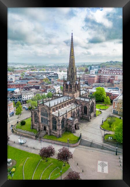Rotherham Minster  Framed Print by Apollo Aerial Photography