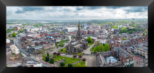 Rotherham Aerial View Framed Print by Apollo Aerial Photography