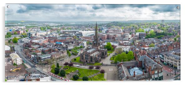 Rotherham Aerial View Acrylic by Apollo Aerial Photography