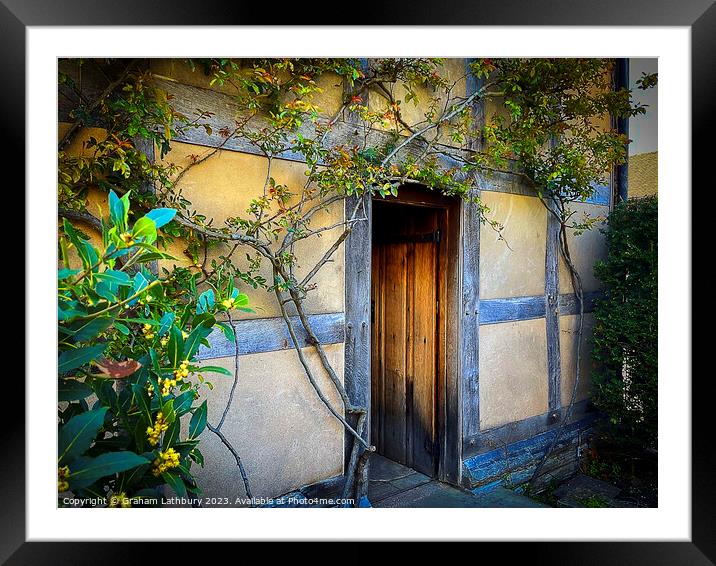 To enter or not to enter? Framed Mounted Print by Graham Lathbury