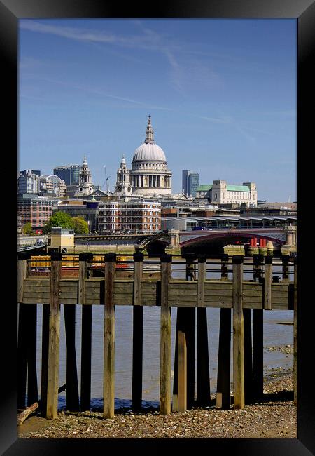 St Paul's Cathedral London England UK Framed Print by Andy Evans Photos