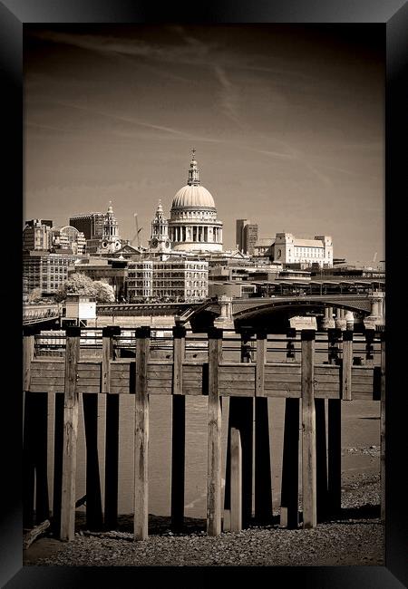 St Paul's Cathedral London England UK Framed Print by Andy Evans Photos