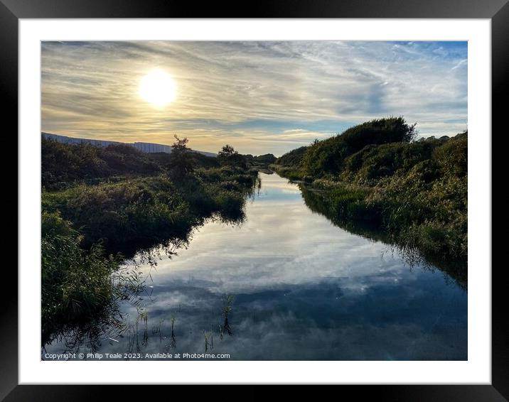 Military Canal, Hythe Framed Mounted Print by Philip Teale