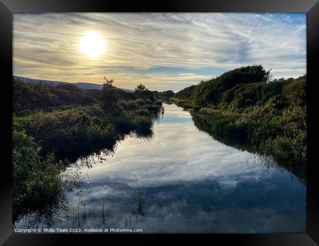 Military Canal, Hythe Framed Print by Philip Teale