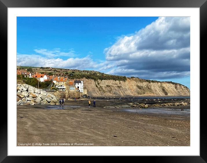 Robin Hoods Bay Framed Mounted Print by Philip Teale