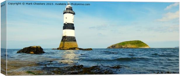 Penmon point  Canvas Print by Mark Chesters