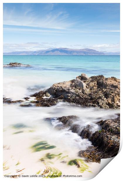 White Beach, Iona Print by Gavin Liddle