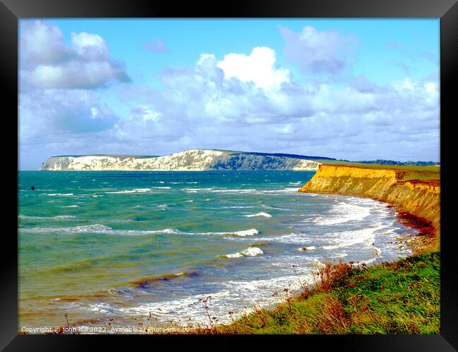 Wild and Serene Compton Bay Framed Print by john hill