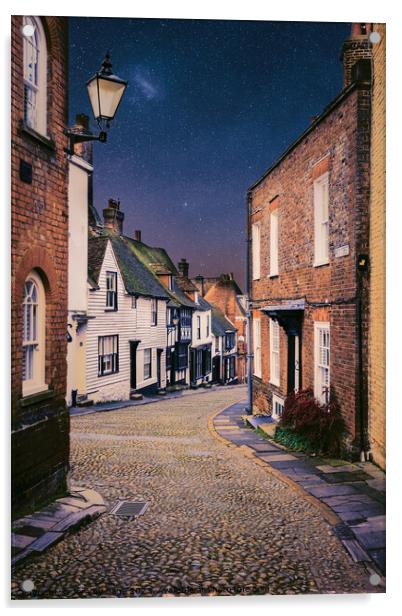 A street in Rye Acrylic by Jeremy Sage