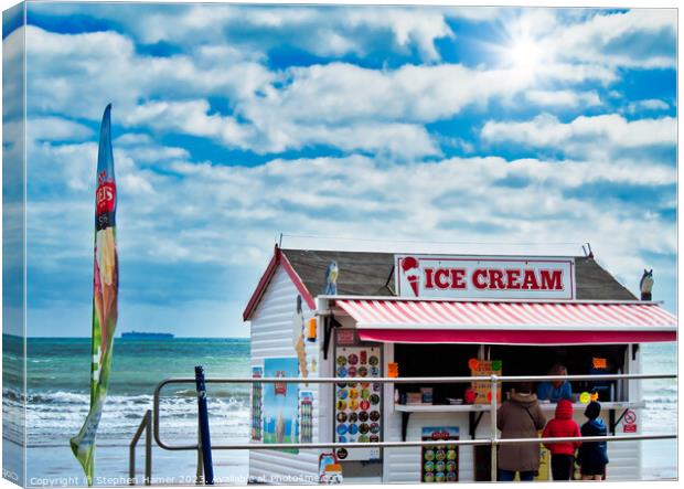 Sweet Treats by the Sea Canvas Print by Stephen Hamer