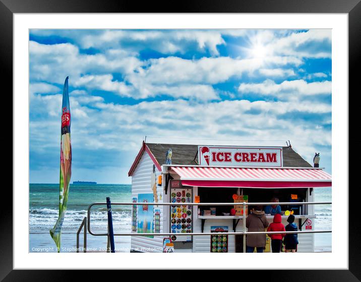 Sweet Treats by the Sea Framed Mounted Print by Stephen Hamer