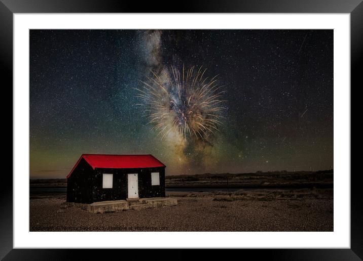 Iconic Grans Hut at Rye Harbour Framed Mounted Print by Jeremy Sage