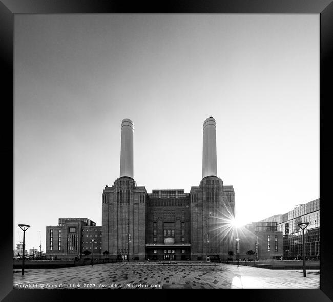 Battersea Power Station Framed Print by Andy Critchfield