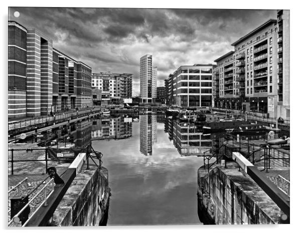 Leeds Dock Acrylic by Darren Galpin