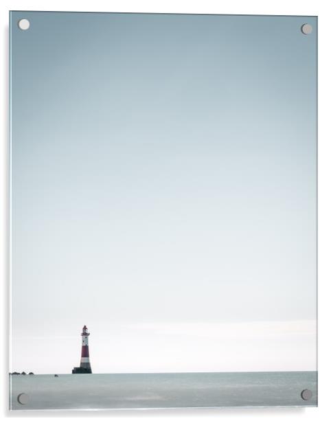 Beachy Head Lighthouse Acrylic by Mark Jones
