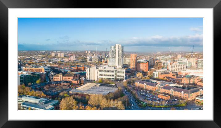 Bridgewater Place Leeds Framed Mounted Print by Apollo Aerial Photography