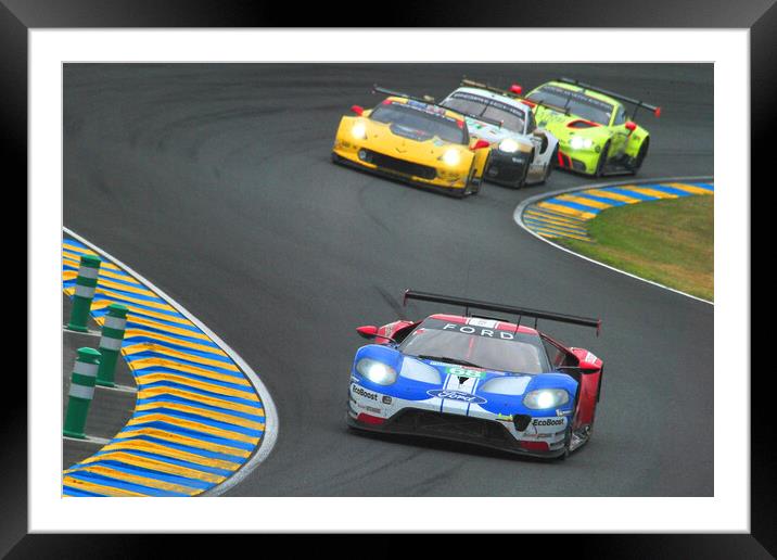 Ford GT Sports Car Framed Mounted Print by Andy Evans Photos