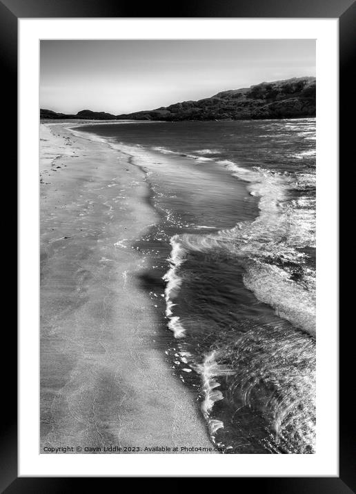 Knockvologan Beach, Mull Framed Mounted Print by Gavin Liddle