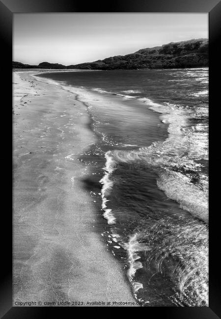 Knockvologan Beach, Mull Framed Print by Gavin Liddle