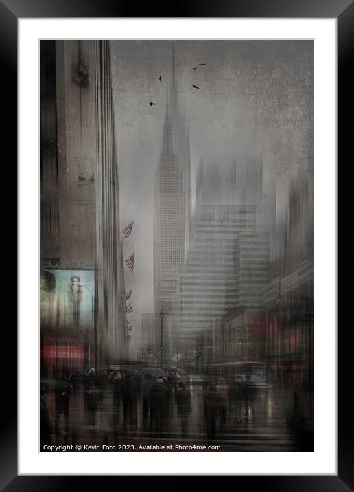 Empire State  Framed Mounted Print by Kevin Ford