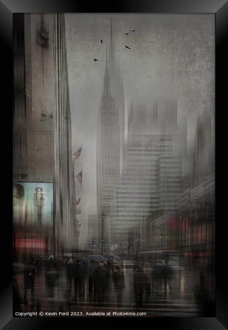 Empire State  Framed Print by Kevin Ford