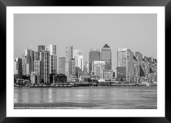 Towering Titans of London Framed Mounted Print by Paul Chambers