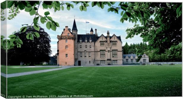 Majestic Brodie Castle  Canvas Print by Tom McPherson