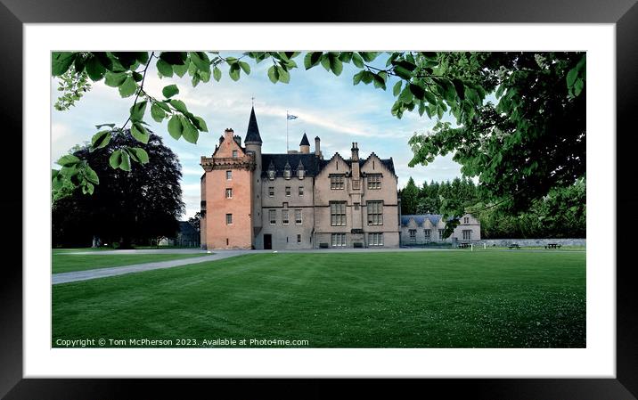 Majestic Brodie Castle  Framed Mounted Print by Tom McPherson