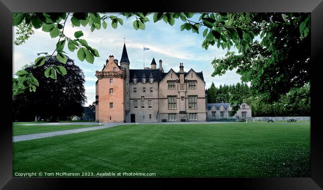 Majestic Brodie Castle  Framed Print by Tom McPherson