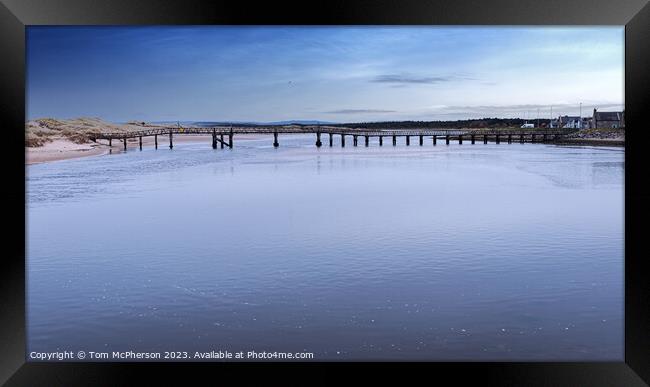 The Mystical Lossiemouth Bridge Framed Print by Tom McPherson