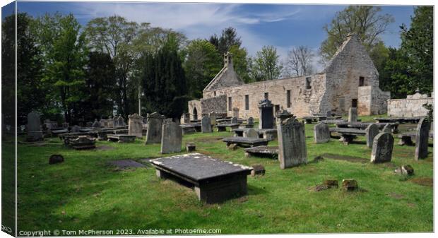 The Medieval Marvel of the 'Peter Kirk' at Duffus Canvas Print by Tom McPherson